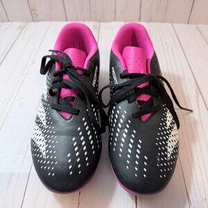 Adidas Predator Accuracy.4 Flexible Ground Cleats Black/Pink/White Kids Size 5